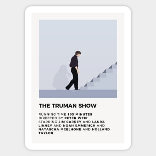 The Truman Show Minimalist Poster Sticker